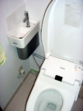 トイレ工事 施工後2008.4.22